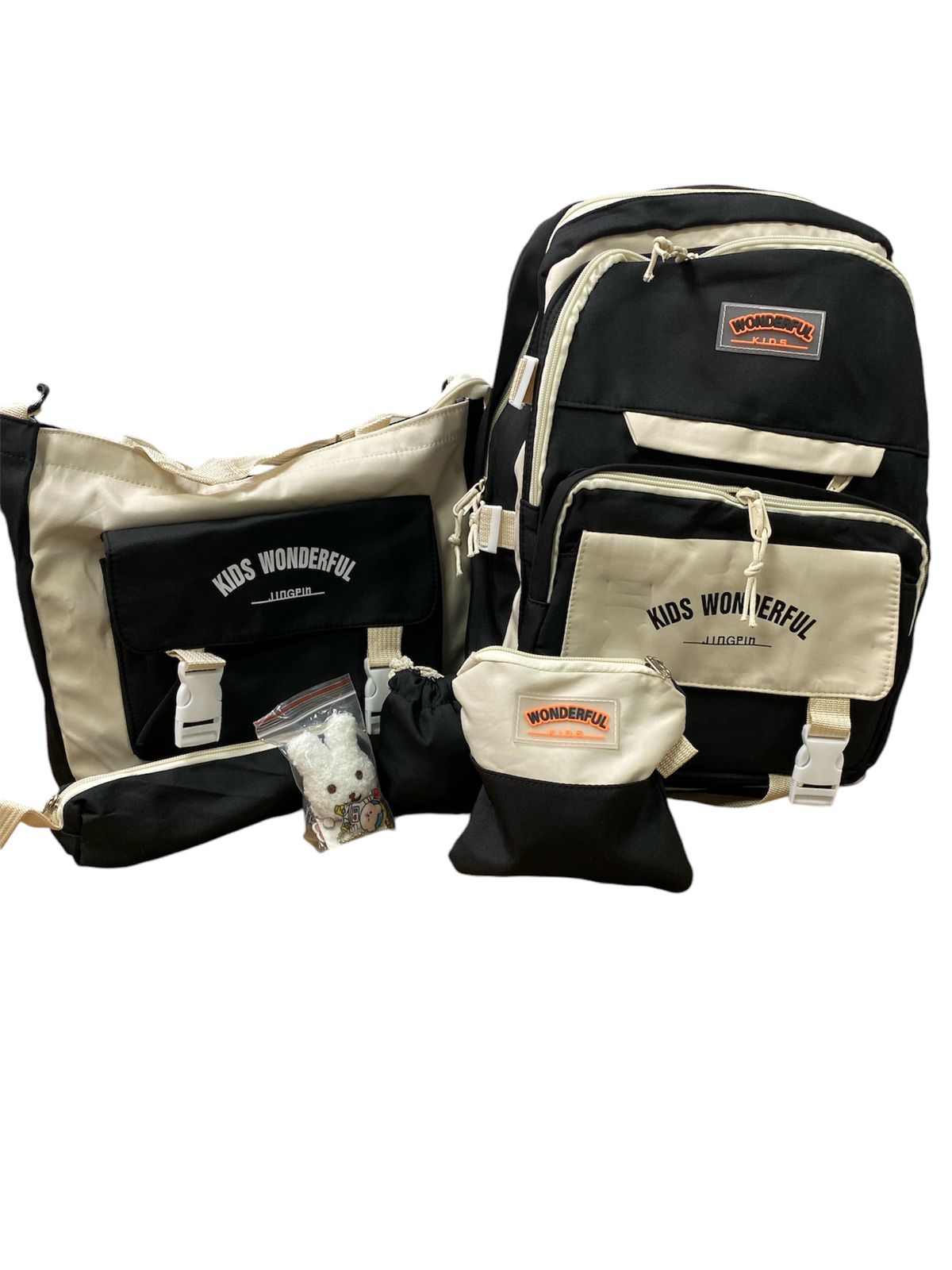 Miniatura 3 de maletin bolso de lona para niños x5